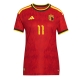 Billige Fotballdrakt Belgia Jeremy Doku #11 Replika Hjemmedrakt Dame VM 2026 Kortermet Billige Fotballdrakt Belgia Jeremy Doku #11 Replika Hjemmedrakt Dame VM 2026 Kortermet